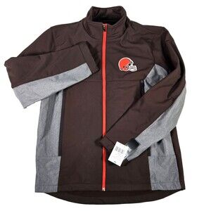 Nike On Field NFL Cleveland Browns Softshell Full Zip Jacket Women's Medium New